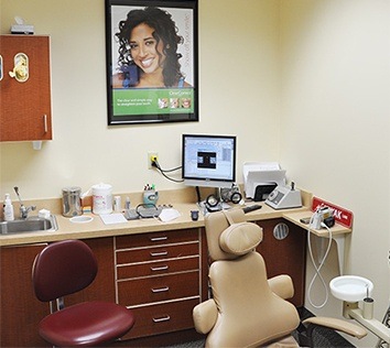 Dental exam room